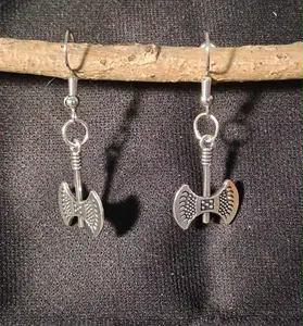 Rebellious Axe Drop Earrings