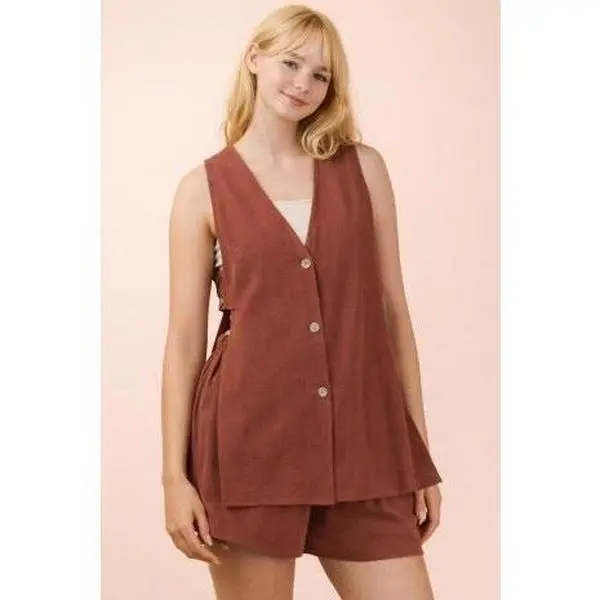 Linen Vest