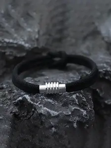 Magnetic Closure Design Braided Bracelet, Unisex Casual Wristband Accessory, Perfect Birthday Gift, Stylish Jewelry for Everyday Wear