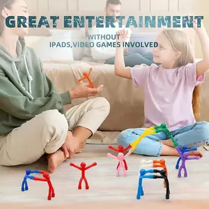 Fridge Magnets Man, Humanoid Magnetic Toys for Fridge Magnetic People Mini Humanoid Colorful Magnetic Toy for Locker Office Home