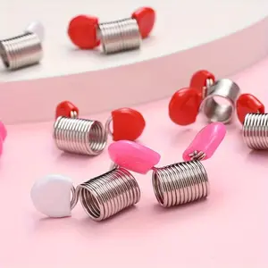 5pcs Bead Stoppers with Springs for DIY Jewelry To Prevent Beads From Falling Off.