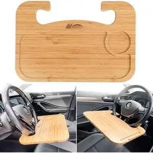 Steering Wheel Tray Double Sided   Laptop Steering Wheel Desk Multifunctional   Trays  Table Steering Wheel Tray for Eating, Tablet, iPad or Notebook Travel  Accessories