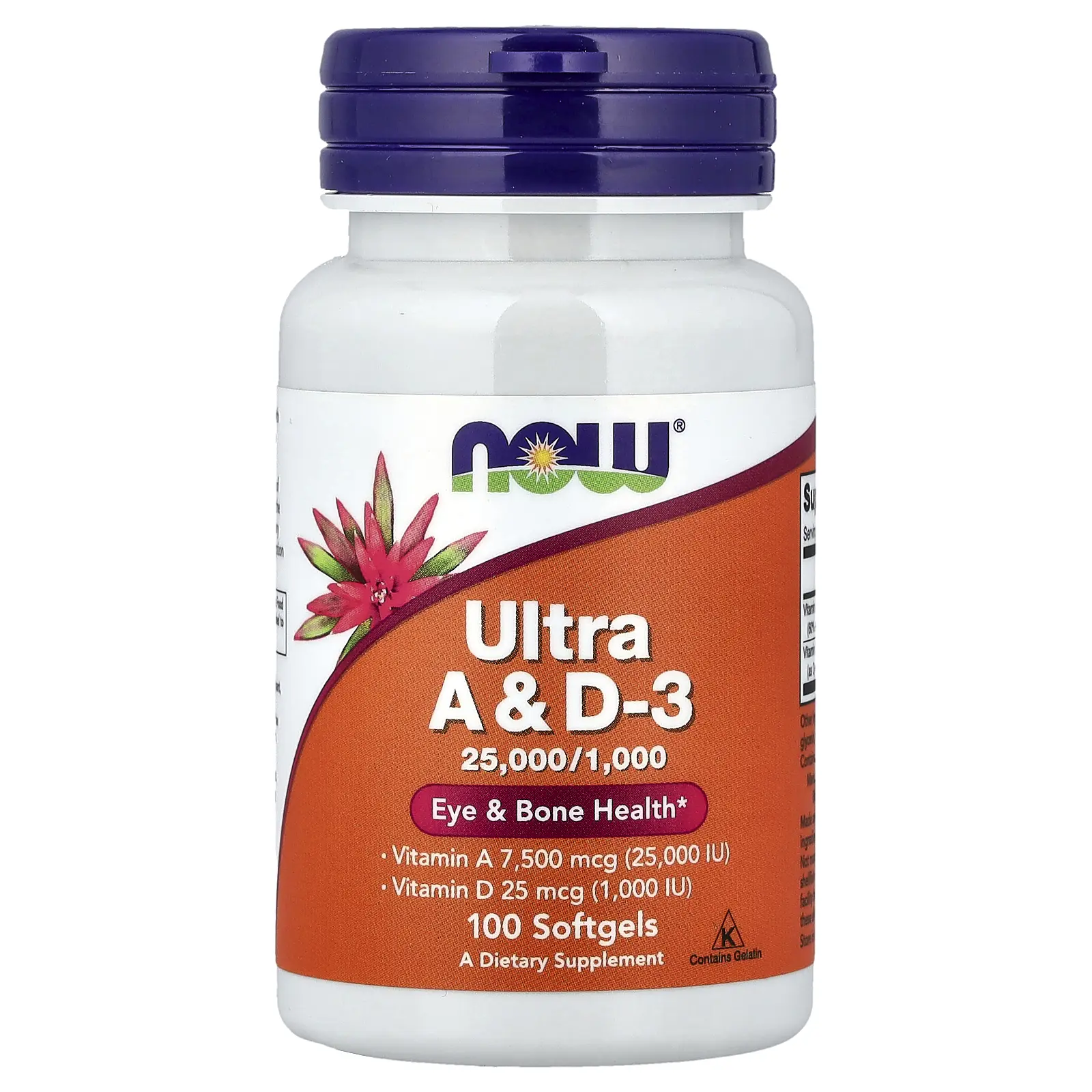 NOW Foods Ultra A & D3, 100 Softgels