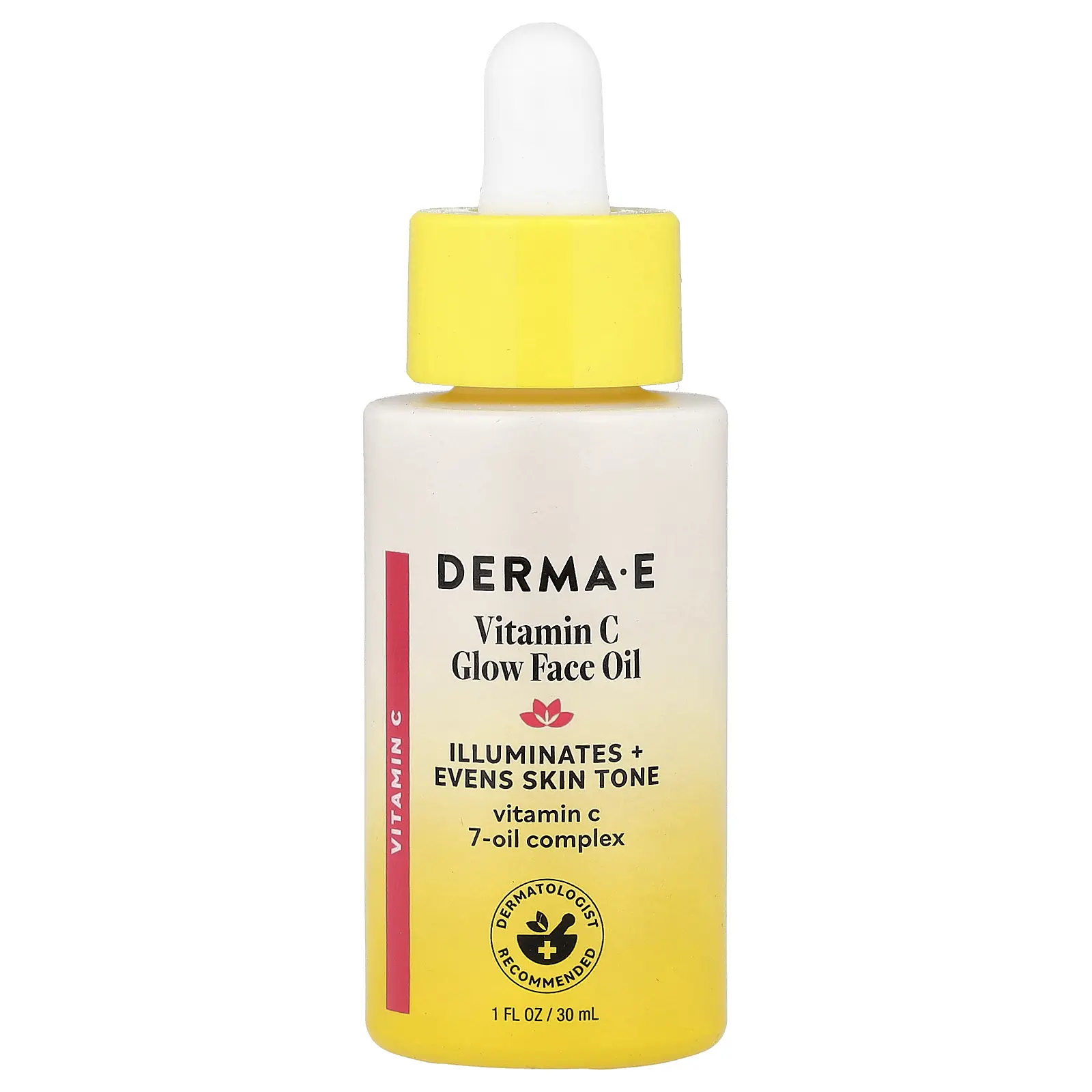 DERMA E Vitamin C Glow Face Oil, 1 fl oz (30 ml)