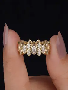 1 PC Stylish Teardrop-shaped Artificial Zircon Ring for Women Fashion Jewelry for Festival Party Daily Clothing Decor Wedding Engagement Promise Ring Anniversary Party Birthday Valentine's Day Festival Gift for Girlfriend