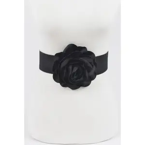 Delicate Beautiful Flower Plus Size Elastic Belt