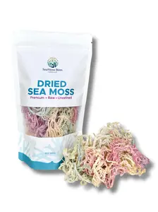 Dried Full Spectrum Sea Moss 3oz 8oz or 16oz pack, Natural