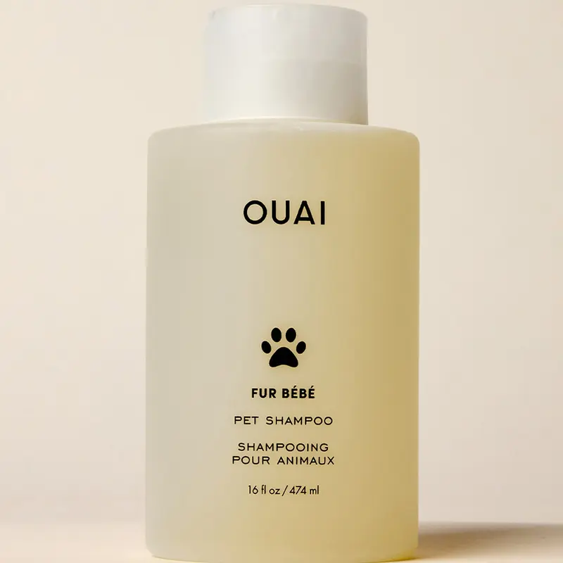 OUAI Fur Bébé – Gentle Pet Shampoo for Clean, Soft & Fresh-Smelling Fur - 16 fl oz / 474 ml