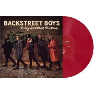 A Very Backstreet Christmas Exclusive Red Vinyl Record