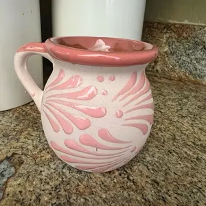 JARRITOS mexican mug clay, Mexican clay cup, MEXICAN cup hand painted Hand made Mexican pottery coffee mugs