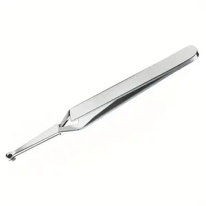 Stainless Steel Tick Remover for Pets – Cross-Handle Spoon-Shaped Tweezers, for Safe and Painless Tick Removal from Cats and Dogs
