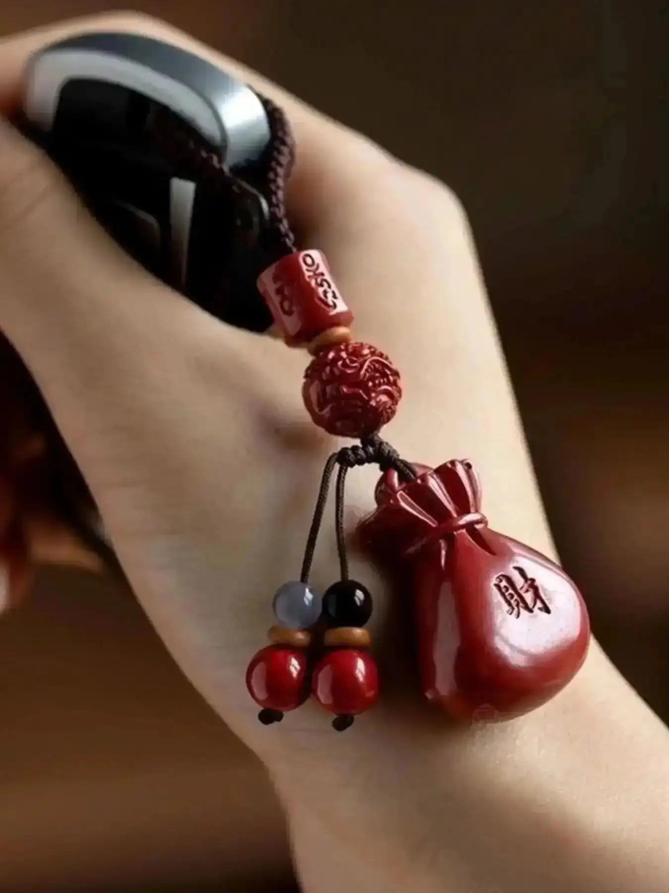2026 New Model 1pc Money Bag Pendant Fortune Pouch Charm, Simple Elegant, Peace Luck-Bringing, Unisex, 2-in-1 Keychain Phone Strap Jewelry, Accessory Chic Fashion Daily Band Glamorous Classy Her Bohemian Luxury