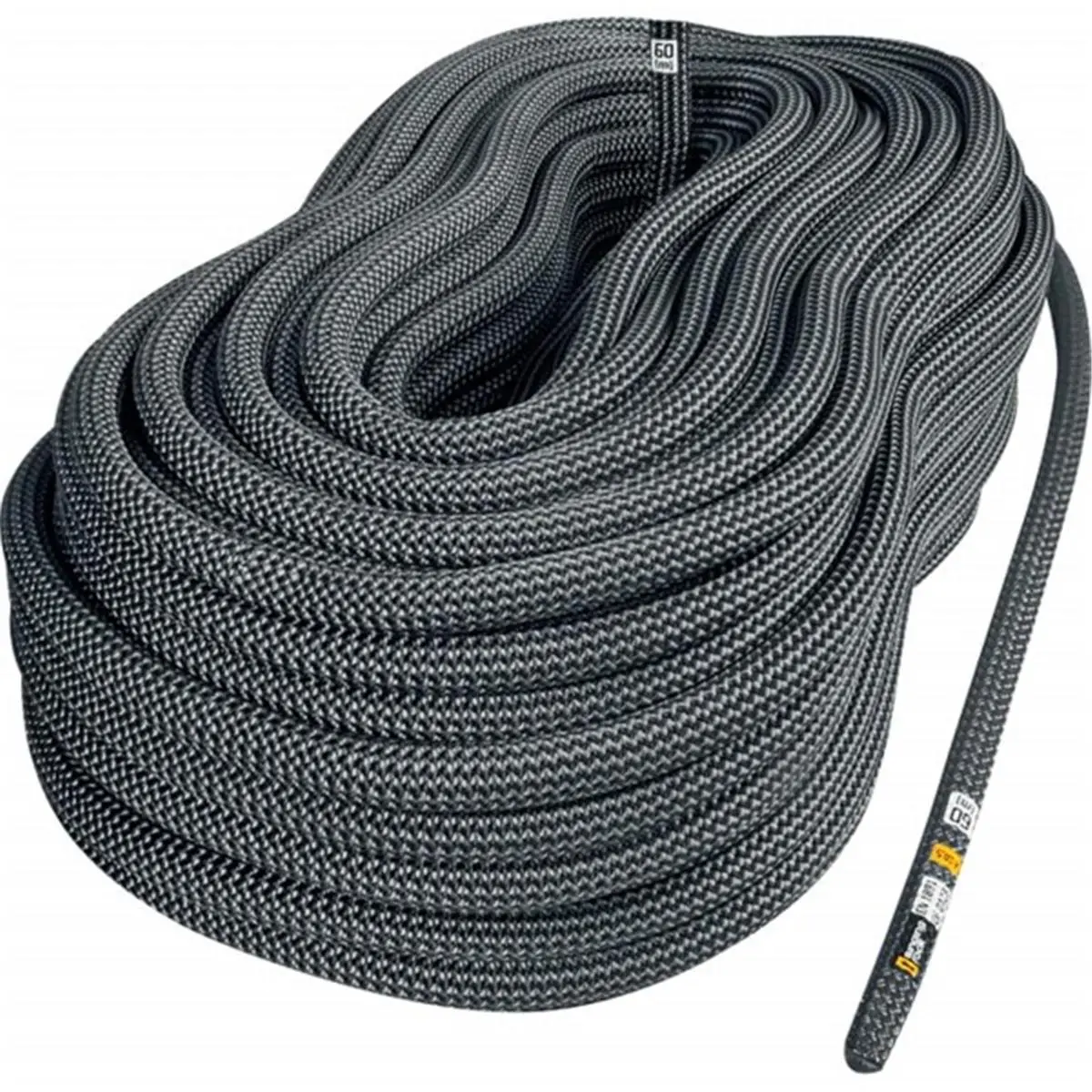 SINGING ROCK Static Rope, 150 ft Low Stretch Professional Climbing Gear - 80 g/m Weight, 35kN Strength, NFPA 1983 Certified, Rock Climbing, 10.5Mm