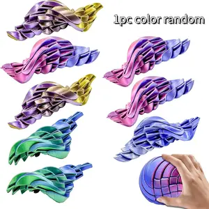 Morphslime Twisty Ball Fidget Spinner, 3D Printed Slime Style Rotating Toy, Office Stress Relief Gear Wheel Finger Spinner