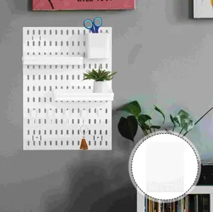 Wall Mounted Pegboard DIY Storage Holder Peg Board Wall Organizer Tool Storage Panel Board Rack