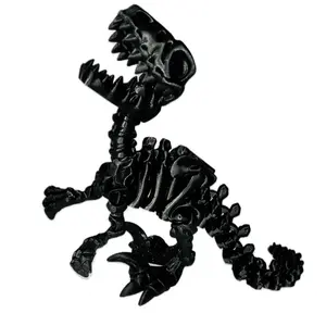 3D Printed Raptor Skeleton (Velociraptor)