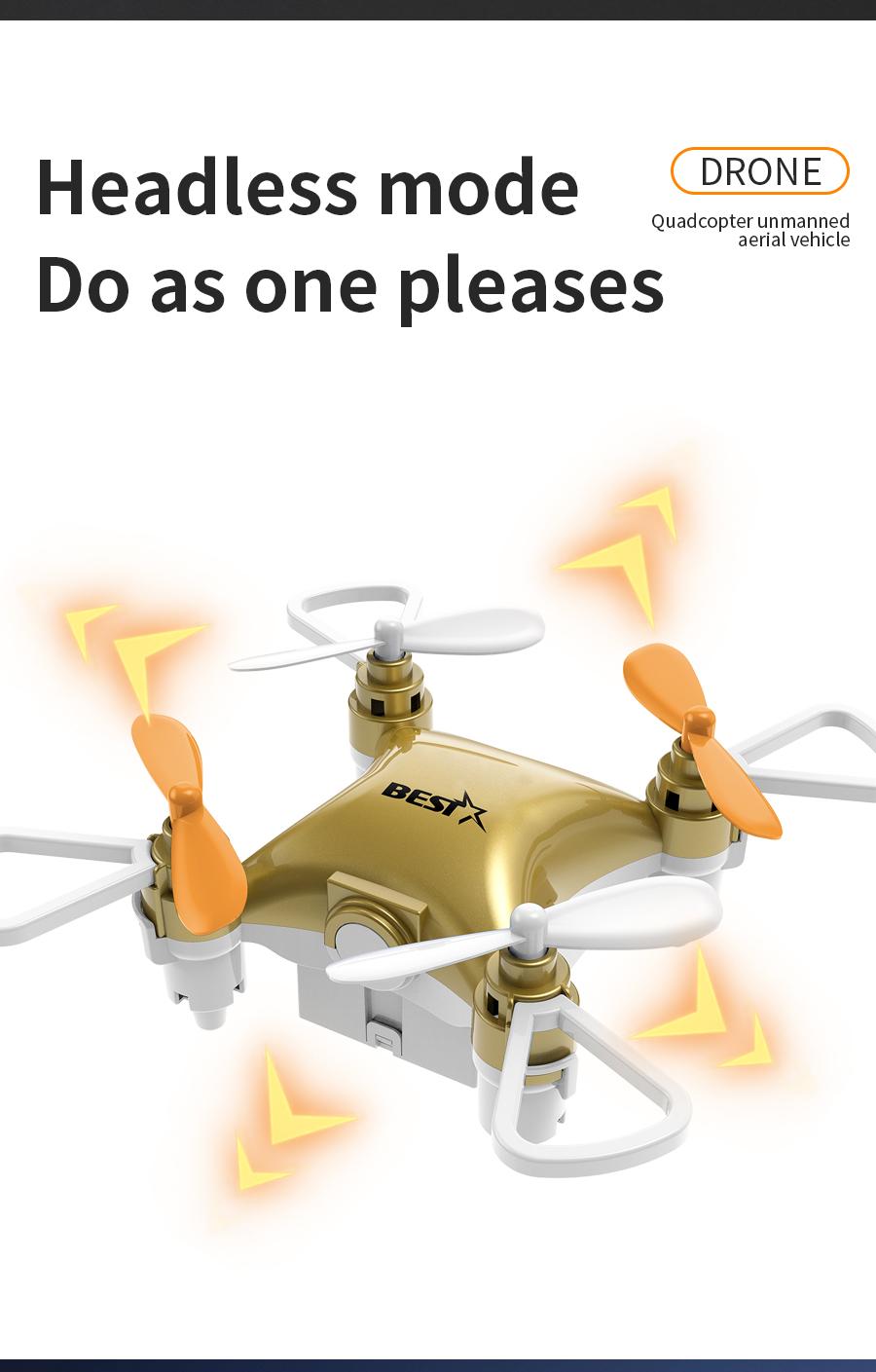 New upgraded version Drone Mini RemoteControl Aircraft New 360° dazzling flipChildren's Toy Micro Aircraft Fixed HeightQuadcopter Electronic flying toys Children'sgifts Cameras Controller