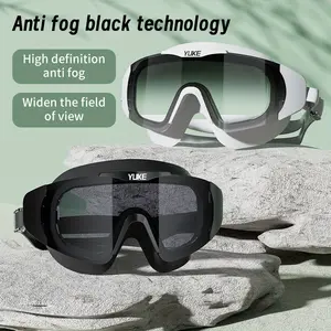 HD Anti-Fog - Waterproof Swim Goggles for Adults - Large Frame, Durable PC Material - Perfect for Outdoor Leisure