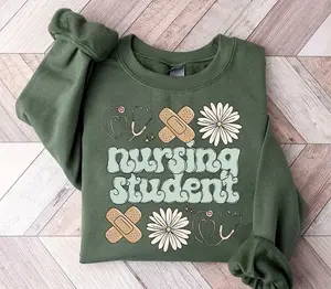 Nursing Student T-Shirt/Sweatshirt/Hoodie, Stethoscope Nurse Sweatshirt, EMT Gifts, ER Nurse Sweater, Medical Technician Shirt