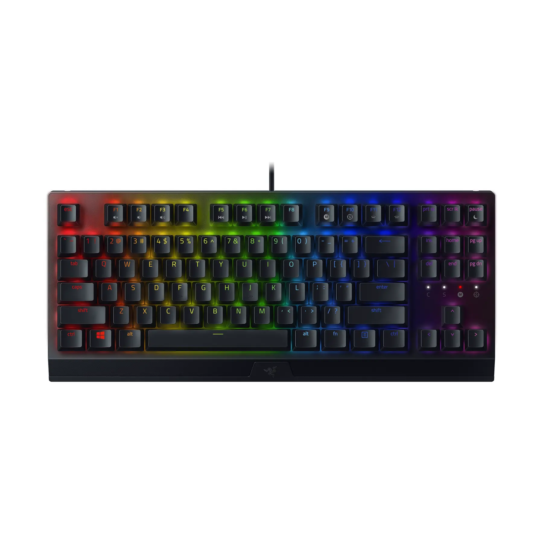 Razer BlackWidow V3 Tenkeyless - Compact Mechanical Gaming Keyboard with Chroma RGB, TKL Layout for PC Gaming