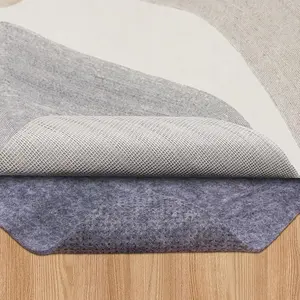 Non Slip Rug Pad, 1/4" Extra Thick Felt Under Rug, 3x5 Ft Rug Pad, Cushioned Carpet Padding for Area Rugs, Hardwood Floors, Laminate, Tile, Keep Your Rugs Safe and in Place