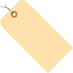 212 MAIN 8 x 4 in. 13 Point Pre-Wired Manilla Shipping Tags, Pack of 500