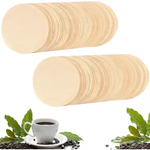 Espresso Coffee Filters, 53 mm Unbleached Round, Disposable, For Espresso Machine and Espresso Coffee Maker