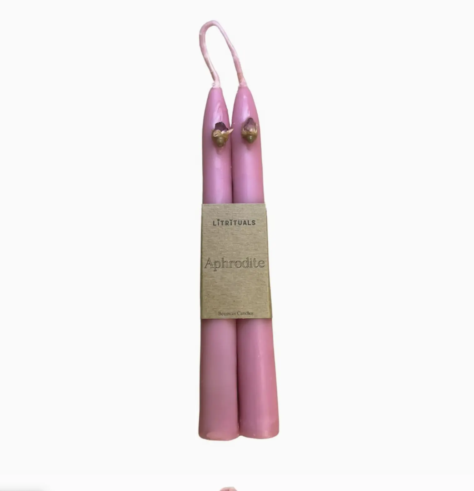 'Aphrodite' Beeswax Taper Candle