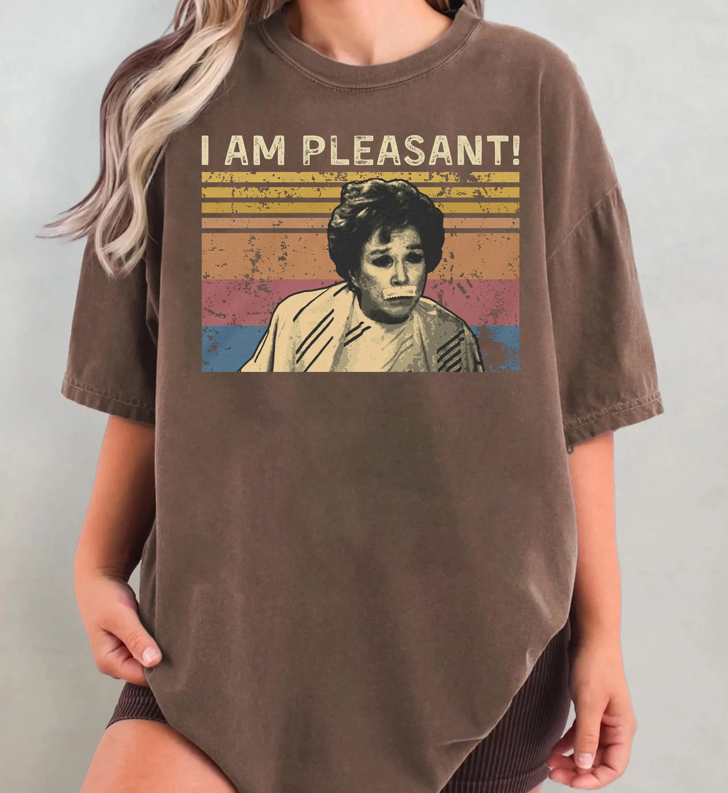 I Am Pleasant T-Shirt, Steel Magnolias Vintage Shirt, I Slapped Ouiser Boudreaux, 80s 90s Movie Quote Tee, Funny Gift, Womenswear