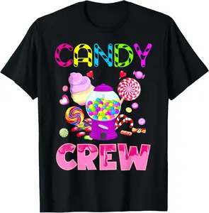 Candy Crew Costume Sweetie Candy Squad For Men Women Kids T-Shirt