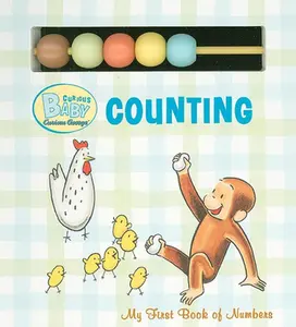 USED Book - Curious Baby Counting: My First Book of Numbers [With Beads] by Rey, H. A. (Board book) - english
