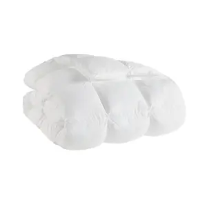 King/California King Stay Puffed Overfilled Down Alternative Comforter White - Madison Park: Microfiber, Quilted, OEKO-TEX Certified