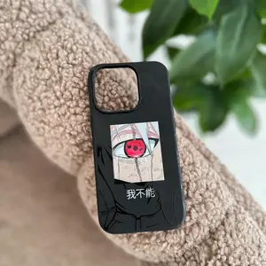 Red Eye iPhone 17 Pro Max Case, Ninja Art Phone Cover for iPhone 16 with MagSafe, Custom Anime Design Case