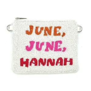 June, June, Hannah Beaded Coin Purse