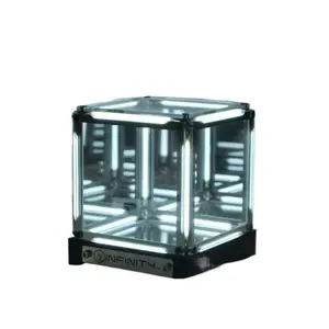 DIY Soldering Project Kit with Adjustable LED Night Light & Magic Cube Electronics - Suitable for Gamers Desk Decor, Soldering Practice for Beginners, Hobbyists, - Gift Box for Electronics Learning and Desk Decoration