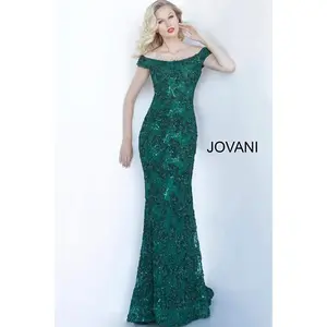 Jovani -1910 Floral Embroidered Sequin Dress