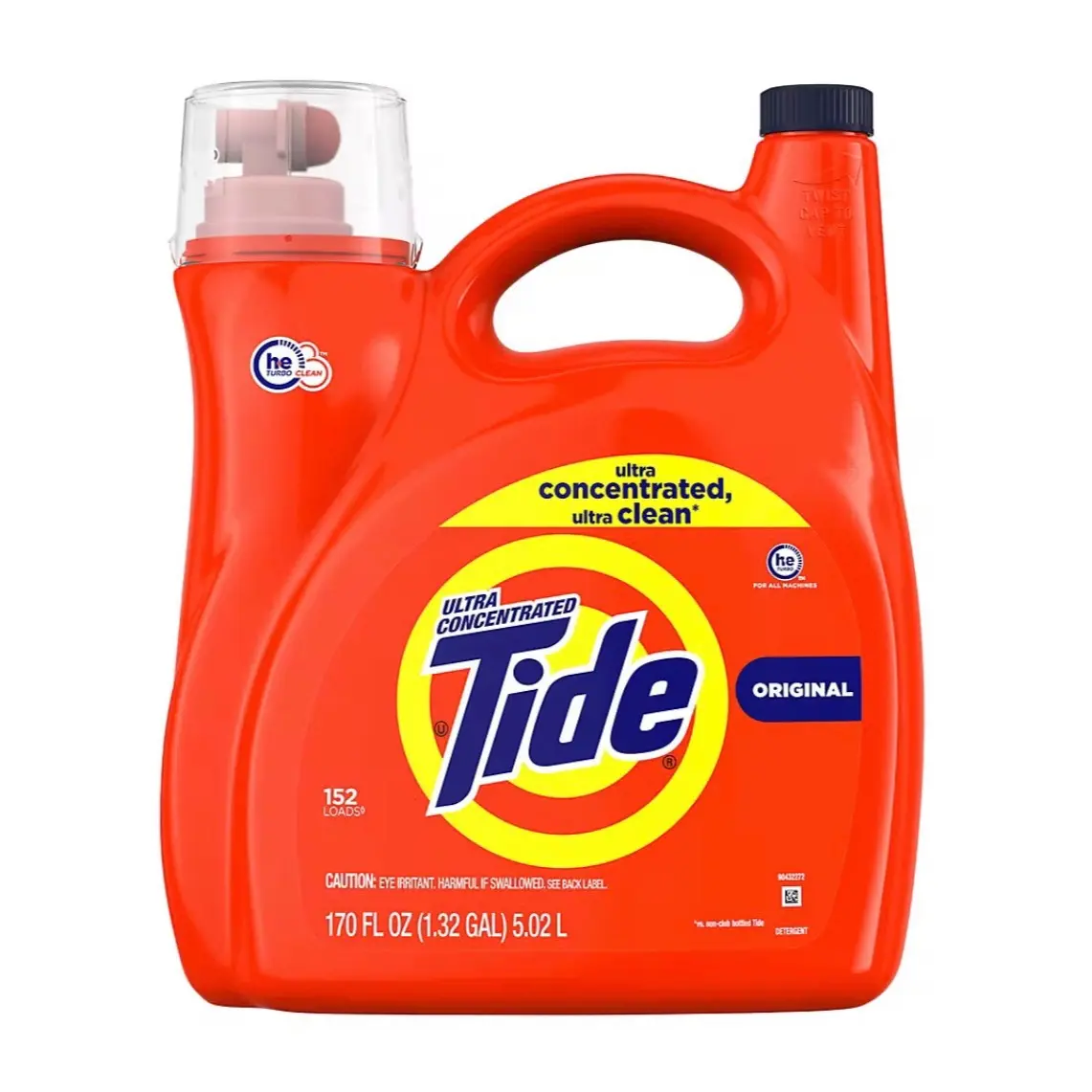 Tide Liquid Laundry Detergent, Original, 170 fl. oz., HE Compatible
