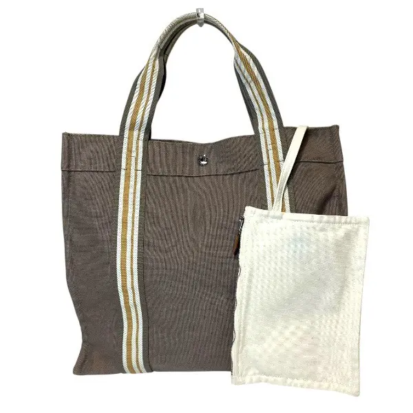 Pre-owned HERMÈS Canvas Tote Bags Hermes Sac de Plage Nomade PM Tote Bag