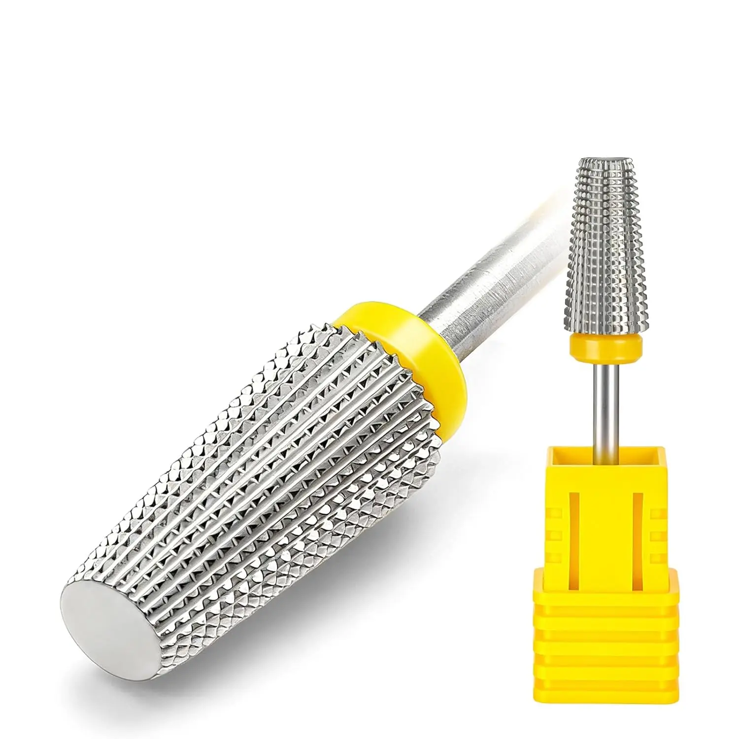 5-in-1 Tungsten Steel Drill Bits 5 Bits Set, 3/32" Shank Professional Power Tool Accessory, 2-Way Rotate, Drill Machine Compatible, Versatile and Reliable, for Acrylic Nails Manicure & Nail Care, Two-Way Rotate
