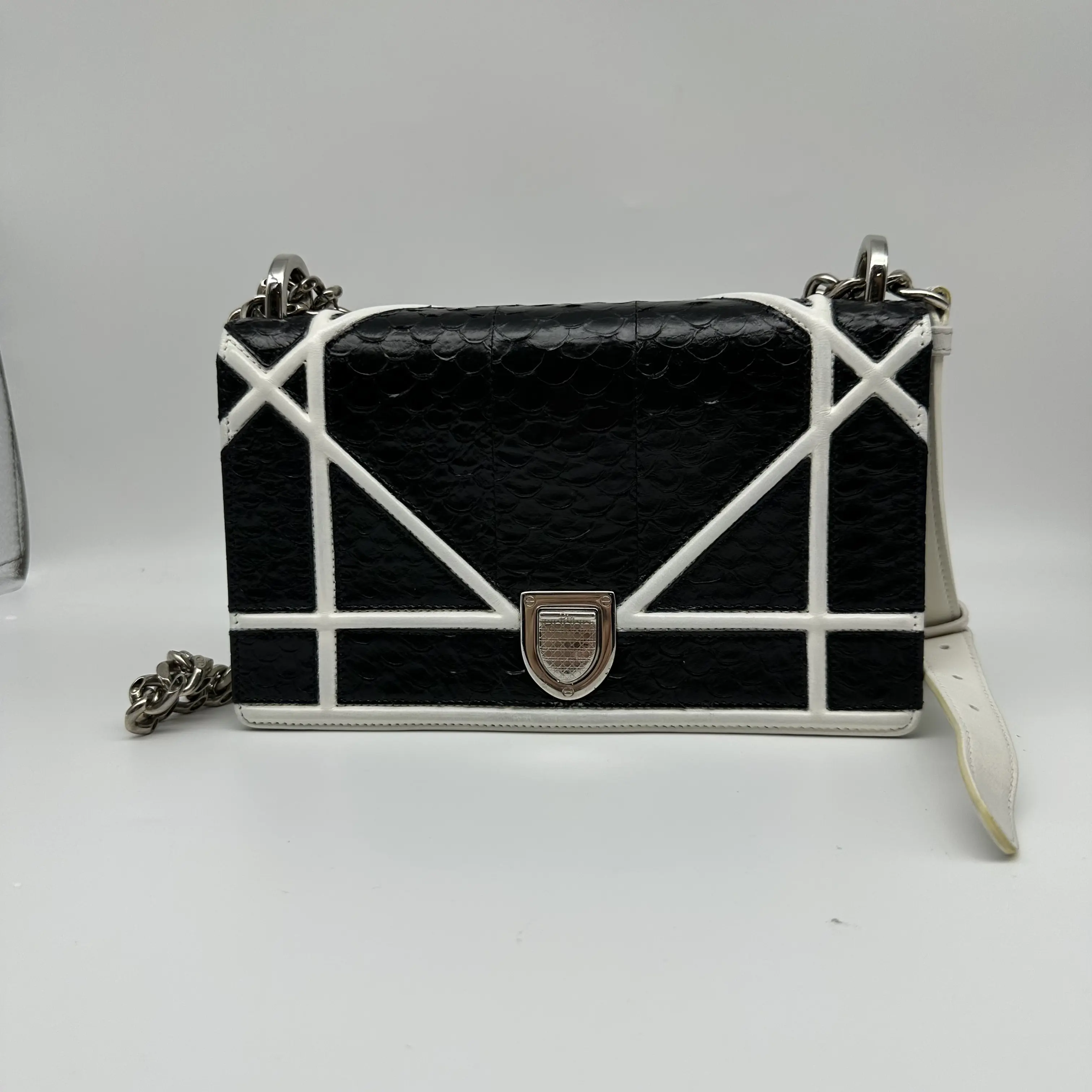 Pre-owned Dior Christian Leather Diorama Crossbody Bag