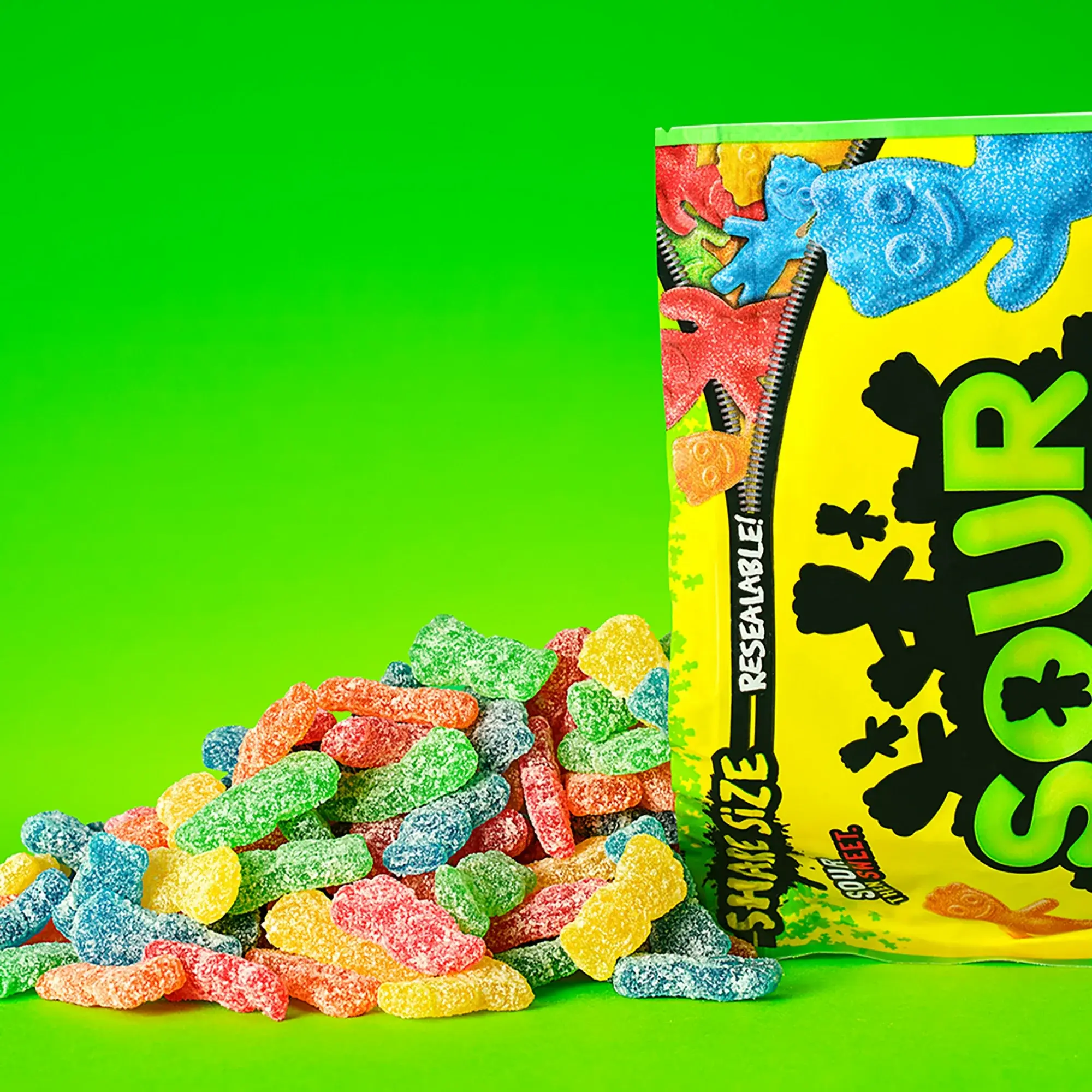 SOUR PATCH KIDS Soft & Chewy Candy, Share Size, 12 oz