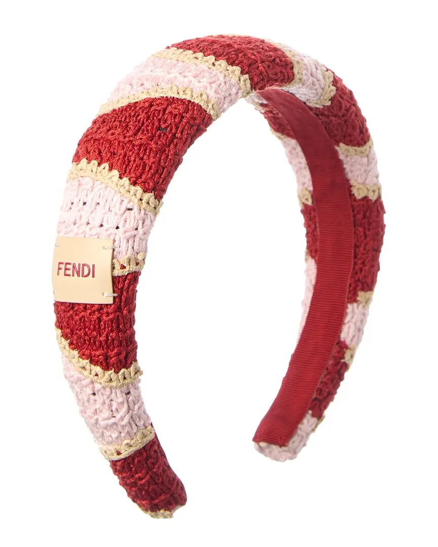 FENDI Logo Crochet Headband