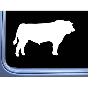 Simmental Bull Decal 6" Sticker OS 274 cattle cow beef charolais limousin beefmaster