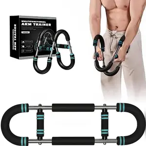 Portable Detachable Fitness Machine for Home & Gym, Chest Shoulder Forearm Exerciser, Upper Body Muscle Builder, 2026 New Pro 60-100lb Adjustable Power Twister Bar