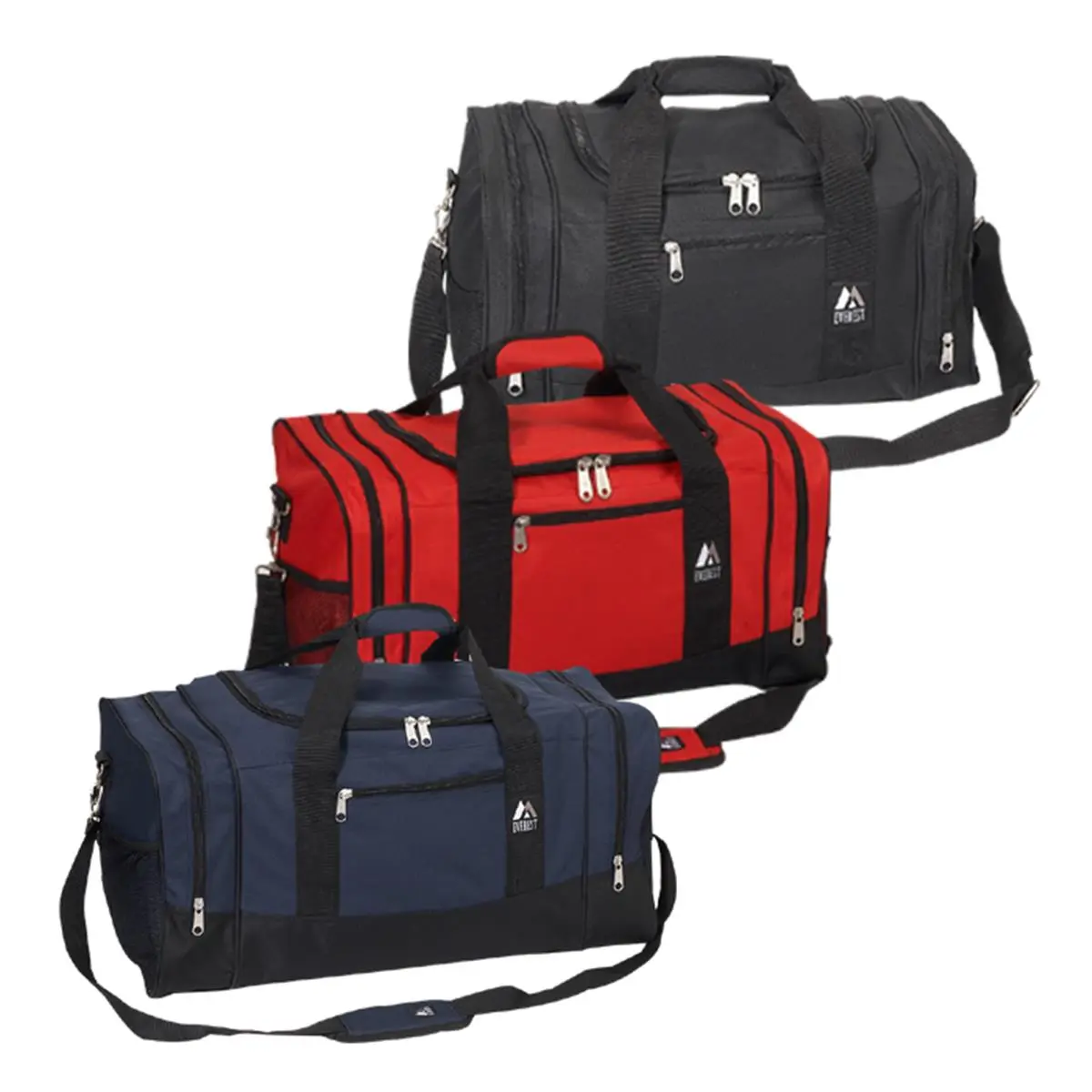 212 MAIN Everest 20 in. 600 Denier Polyester Tear Resistant Duffel Gear Bag with Strap, Durable Luggage Bag for Travel, Tear Resistant Duffle Bags