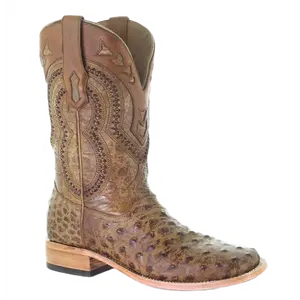 Corral Men's Quill Orix Tan Square Toe Western Boots A4008