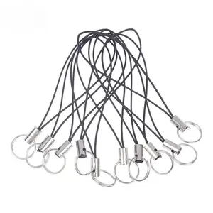 30Pcs Lanyard Lariat Cords Lobster Clasp Rope Keychains Hooks Mobile Phone Strap Charms Keyring Bag Accessories Key Ring