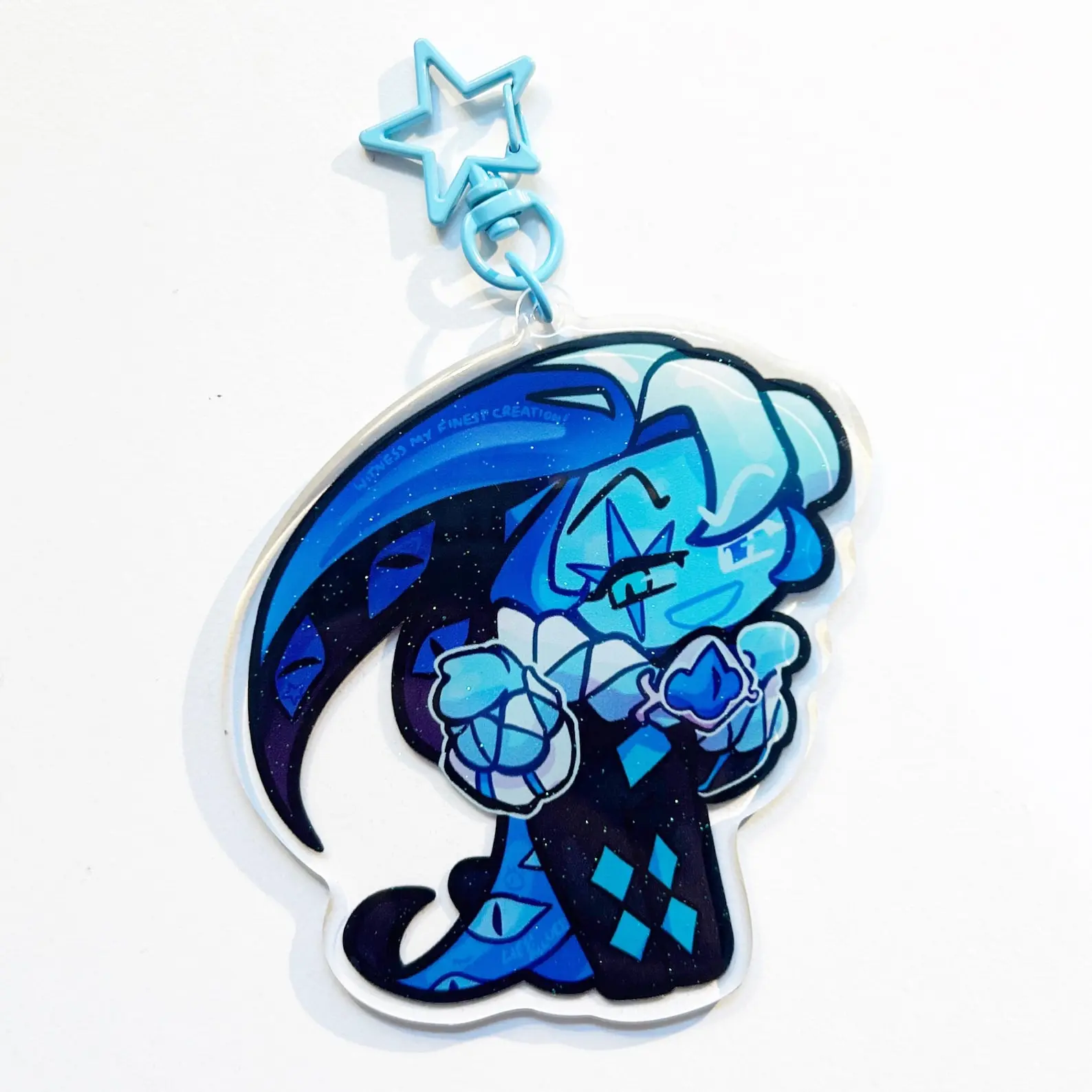 Shadow Milk Keychain, Cookie Run Kingdom Acrylic Keychain, Cute Bag Accessories, Collectable Keychains For Backpack, Bag, Great For Party Favors & Little Gifts!