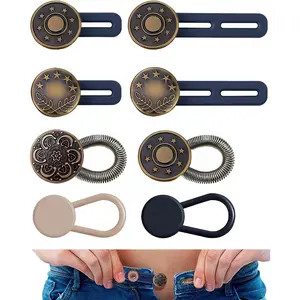 Button Extenders for Jeans,8 Pcs  Extenders for Women and Men,4 Kinds Style