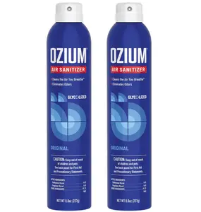 Ozium 8 Oz. Air Sanitizer & Odor Eliminator for Homes, Cars, Offices and More, Original Scent, Pack of 2